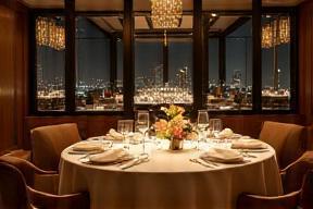 Elegant private dining setup at Al Bayan